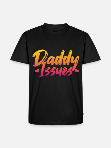 Father complex in women - Men's Premium Organic T-Shirt - black