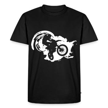 Motocross Moto Motorsport - T-shirt Premium bio Homme - noir - Devant - Nico (187cm)