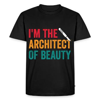 Chirurgien plasticien Architecte de la - T-shirt Premium bio Homme - noir - Devant - Nico (187cm)