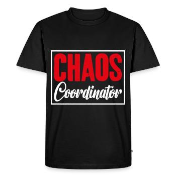 Graphic of the Head of Activities of the - Men's Premium Organic T-Shirt - black - Front - Nico (187cm)