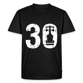 30 Formula Racing Motorsport - Men's Premium Organic T-Shirt - black - Front - Nico (187cm)