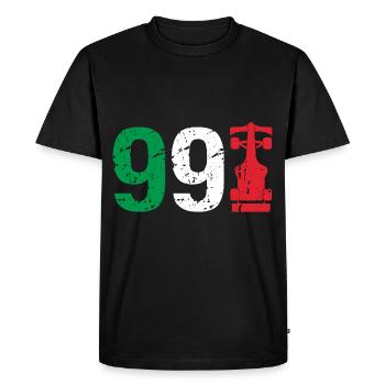 99 Formula Racing Italy Motorsport - Men's Premium Organic T-Shirt - black - Front - Nico (187cm)