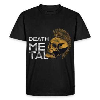 Métal lourd - T-shirt Premium bio Homme - noir - Devant - Nico (187cm)