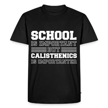 Meditation, Zen Yoga and Pilates - Men's Premium Organic T-Shirt - black - Front - Nico (187cm)