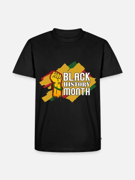Black History Month Black History - Men's Premium Organic T-Shirt - black