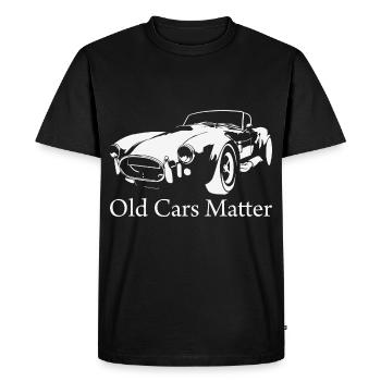 Les vieilles voitures comptent Retro Muscle Classics Vintage - T-shirt Premium bio Homme - noir - Devant - Nico (187cm)