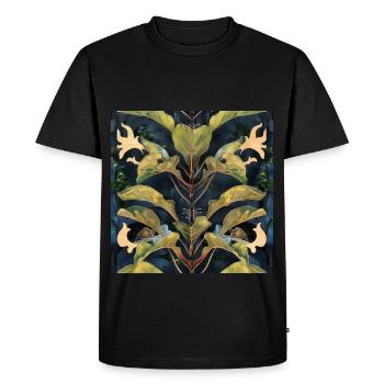Garden of Vulva - Men's Premium Organic T-Shirt - black - Front - Nico (187cm)