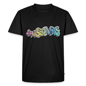 Augsburg Germany City Graffiti Spray Sprayer - Men's Premium Organic T-Shirt - black - Front - Nico (187cm)