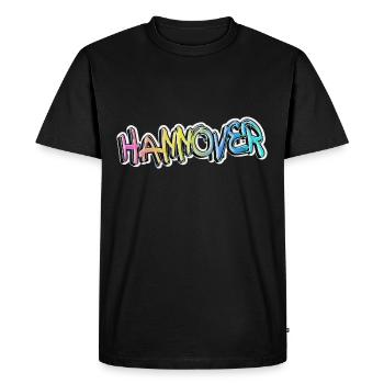 Hanover Germany City Graffiti Spray Sprayer - Men's Premium Organic T-Shirt - black - Front - Nico (187cm)