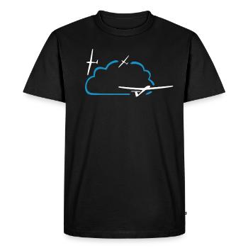 Planeurs thermiques planeurs - T-shirt Premium bio Homme - noir - Devant - Nico (187cm)