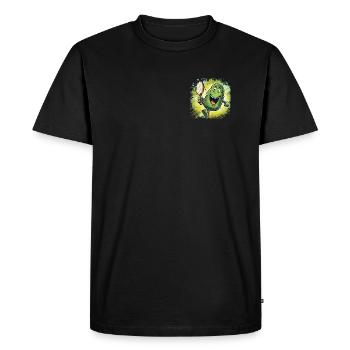 Pickleball Picklepaddle Pickle Sport - Men's Premium Organic T-Shirt - black - Front - Nico (187cm)
