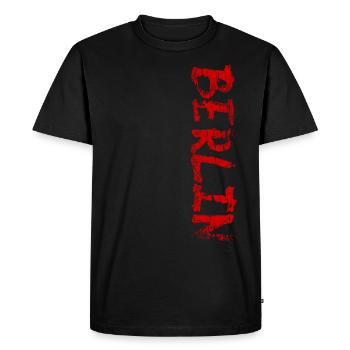 Berlin - T-shirt Premium bio Homme - noir - Devant - Nico (187cm)