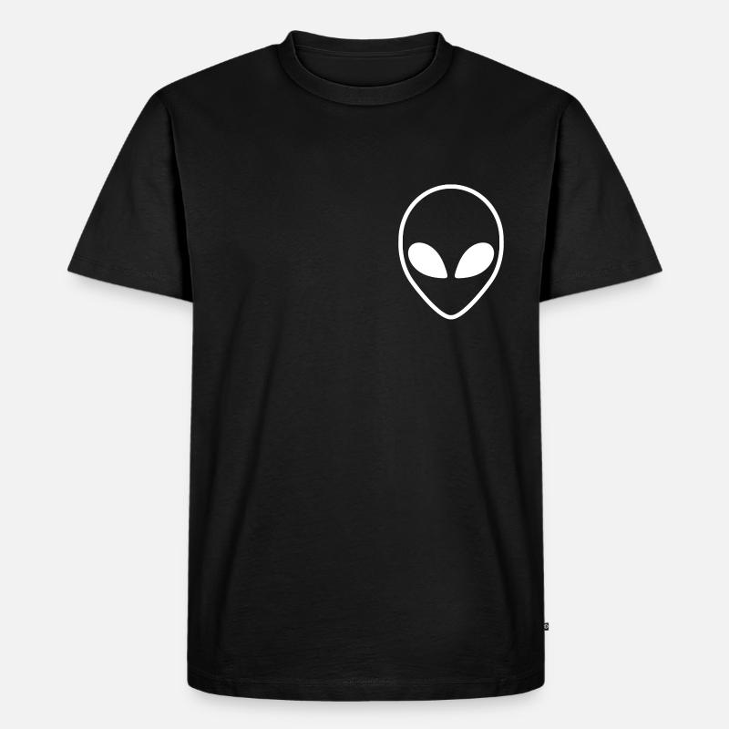 Süßes Alien - Männer Premium Bio T-Shirt - Schwarz