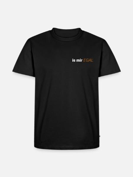 egal - Männer Premium Bio T-Shirt - Schwarz