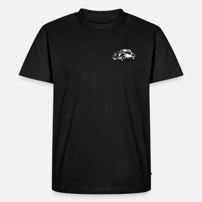 Oldtimer - Männer Premium Bio T-Shirt - Schwarz