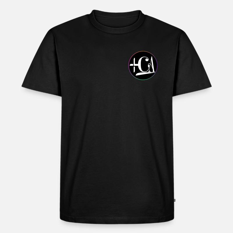 ROM - Männer Premium Bio T-Shirt - Schwarz