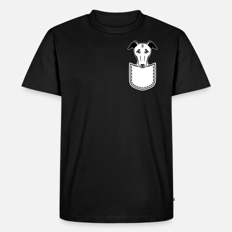 Whippet - Men's Premium Organic T-Shirt - black