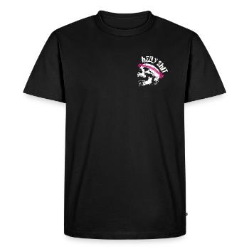 Punk Ska Outlaw St.Pauli Biker Holy Shit - Männer Premium Bio T-Shirt - Schwarz - Vorne - Nico (187cm)