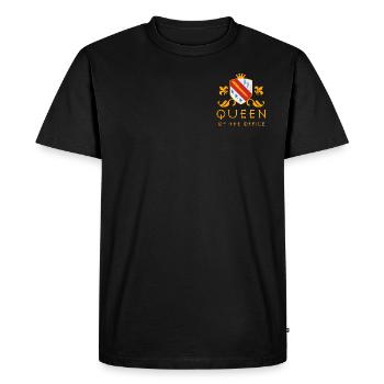 Reine de l’Office - T-shirt Premium bio Homme - noir - Devant - Nico (187cm)