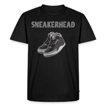 Sneakerhead, baskets, cadeau - T-shirt Premium bio Homme - noir - Devant - Nico (187cm)
