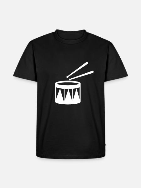 Drums - Drum - Musicians - Men's Premium Organic T-Shirt - black