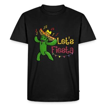 Cinco De Mayo Cactus Party Fiesta - T-shirt Premium bio Homme - noir - Devant - Nico (187cm)