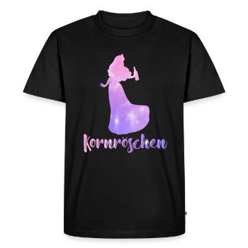 Les femmes célibataires de Kornröschen - T-shirt Premium bio Homme - noir - Devant - Nico (187cm)