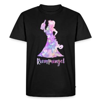 Rumpunzel Junggesellinnen - Männer Premium Bio T-Shirt - Schwarz - Vorne - Nico (187cm)