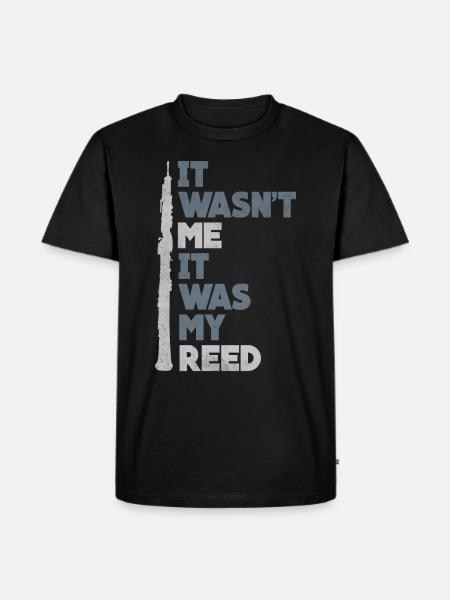 My reed oboe - Men's Premium Organic T-Shirt - black