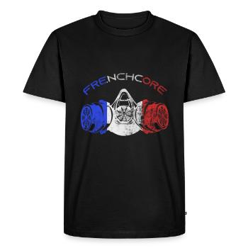 Frenchcore Speedcore Rave Gift - Men's Premium Organic T-Shirt - black - Front - Nico (187cm)