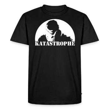 catastrophe - T-shirt Premium bio Homme - noir - Devant - Nico (187cm)
