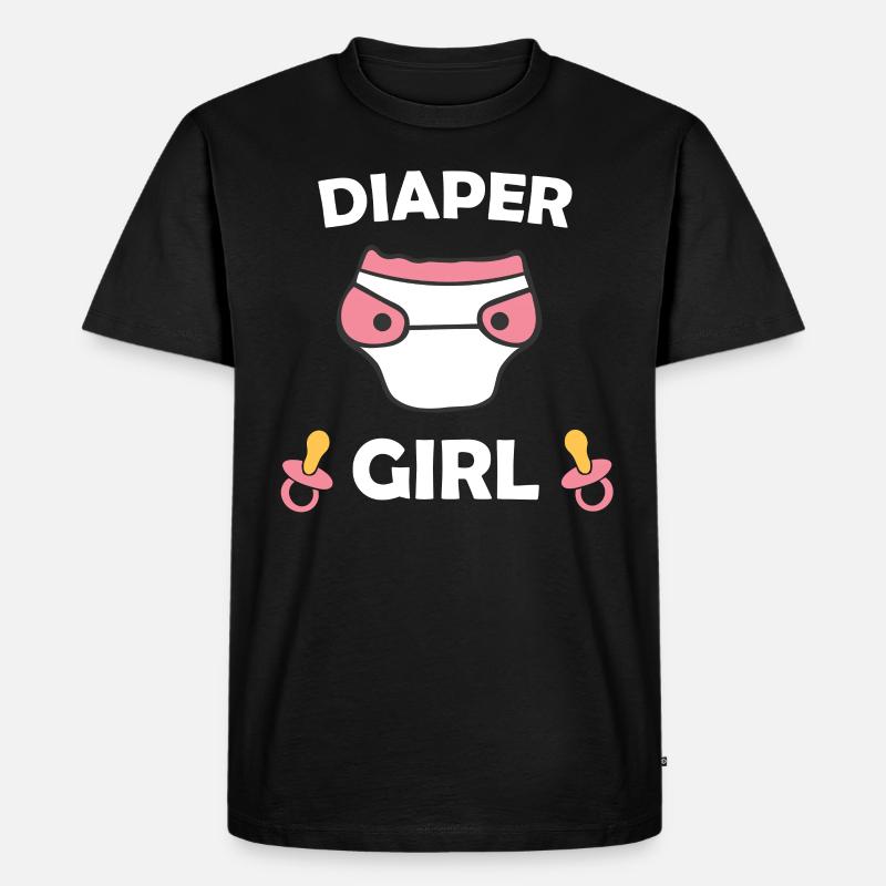 ABDL - Männer Premium Bio T-Shirt - Schwarz