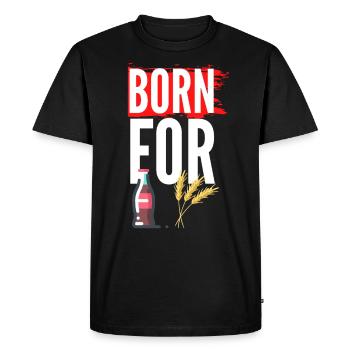 Né pour Cola Korn - T-shirt Premium bio Homme - noir - Devant - Nico (187cm)