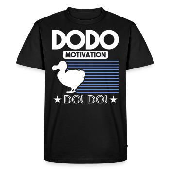 Ornithologie éteinte Dodo Dodos - T-shirt Premium bio Homme - noir - Devant - Nico (187cm)