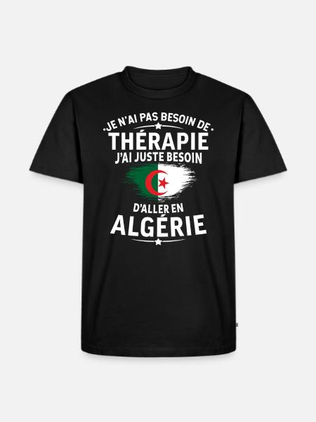 J'ai juste besoin d'aller en algérie - T-shirt Premium bio Homme - noir