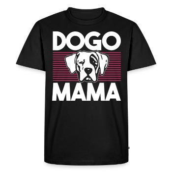 Chien chien chien chien cadeau - T-shirt Premium bio Homme - noir - Devant - Nico (187cm)