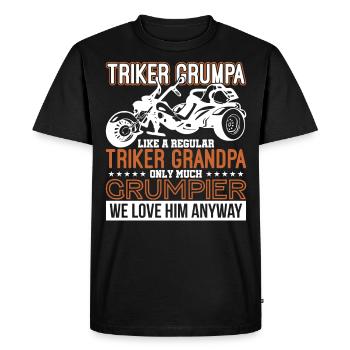 Trike Trikes Motorcycle Motorsport - Men's Premium Organic T-Shirt - black - Front - Nico (187cm)