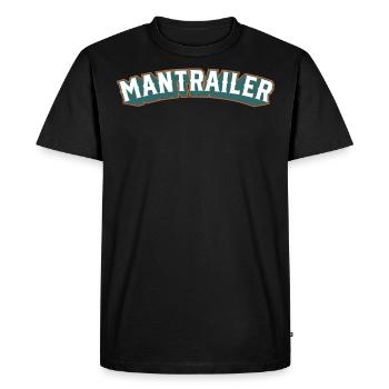 Mantrailing dog mantrailer rescue dog - Men's Premium Organic T-Shirt - black - Front - Nico (187cm)
