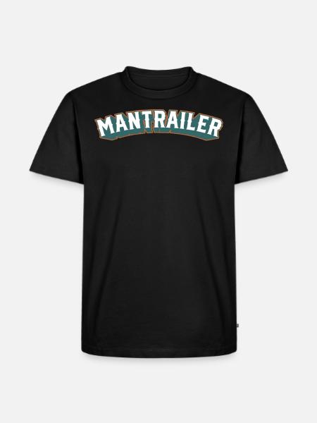 Mantrailing dog mantrailer rescue dog - Men's Premium Organic T-Shirt - black