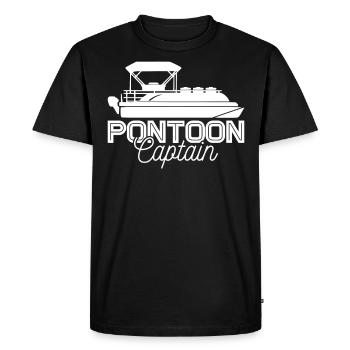 Boat motorboat boats ship - Men's Premium Organic T-Shirt - black - Front - Nico (187cm)