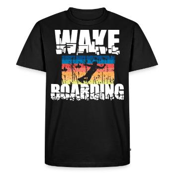 Wakeboard Wakeboard - T-shirt Premium bio Homme - noir - Devant - Nico (187cm)
