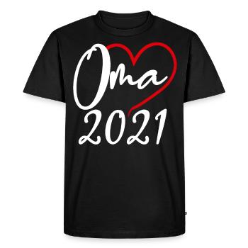 Grand-mère 2021 - T-shirt Premium bio Homme - noir - Devant - Nico (187cm)