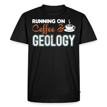 Geologist surveyor geology gift - Men's Premium Organic T-Shirt - black - Front - Nico (187cm)