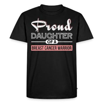 Lutte contre le cancer cadeau du cancer du sein - T-shirt Premium bio Homme - noir - Devant - Nico (187cm)