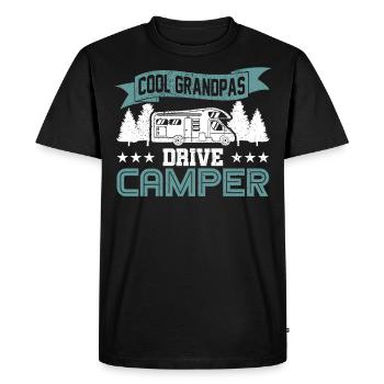 Cadeau de caravane camping-car récréatif - T-shirt Premium bio Homme - noir - Devant - Nico (187cm)