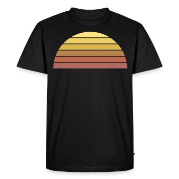 Sun Vintage - Men's Premium Organic T-Shirt - black - Front - Nico (187cm)