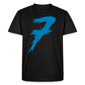 number - Men's Premium Organic T-Shirt - black - Front - Nico (187cm)