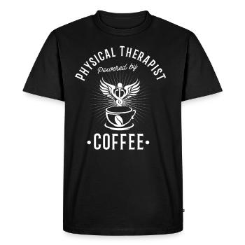 Massage Physio Physiotherapy Gift - Men's Premium Organic T-Shirt - black - Front - Nico (187cm)