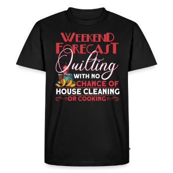 Seamstress patchwork quilting gift - Men's Premium Organic T-Shirt - black - Front - Nico (187cm)