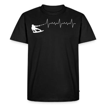 Wakeboard - Men's Premium Organic T-Shirt - black - Front - Nico (187cm)